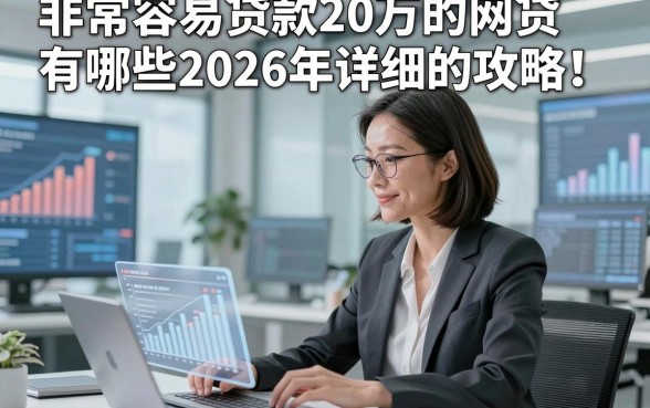 非常容易贷款20万的网贷有哪些2026年详细的攻略！必看​这五个借款20万的微信放款软件