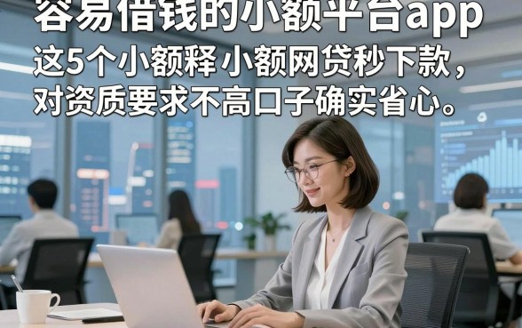 容易借钱的小额平台app，为您诠释这5个小额网贷秒下款对资质要求不高口子确实省心