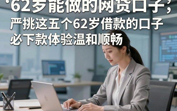 62岁能做的网贷口子，严挑这五个62岁借款的口子必下款体验温和顺畅