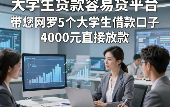 大学生贷款容易贷平台，带您网罗5个大学生借款口子4000元直接放款