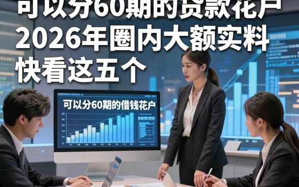 可以分60期的贷款花户2026年圈内大额实料，快看这五个​可以分60期的借钱花户的软件