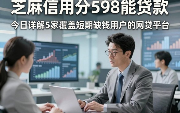 芝麻信用分598能贷款，今日详解5家覆盖短期缺钱用户的网贷平台