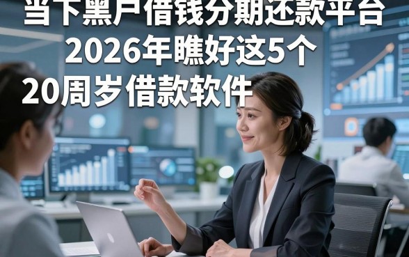 当下黑户借钱分期还款平台，2026年瞧好这5个​20周岁借款软件