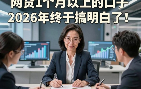 网贷1个月以上的口子2026年终于搞明白了！本文汇总这5个借款秒放款的口子