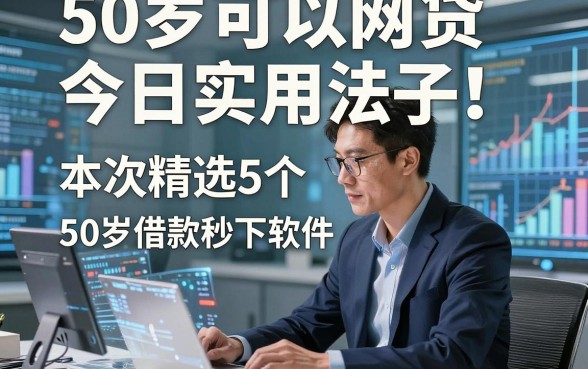 50岁可以网贷今日实用法子！本次精选5个50岁借款秒下软件