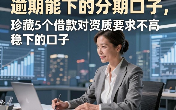 逾期能下的分期口子，珍藏5个借款对资质要求不高稳下的口子