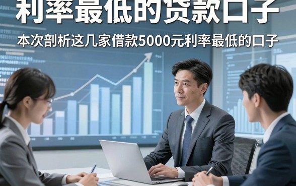 利率最低的贷款口子，本次剖析这几家借款5000元利率最低的口子