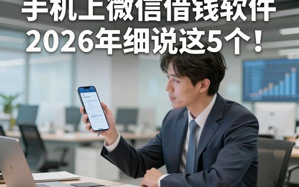 手机上微信借钱软件2026年细说这5个！本篇为您全面盘点！