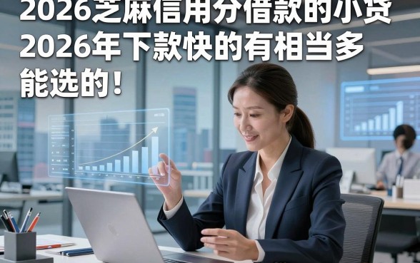 2026芝麻信用分借款的小贷2026年下款快的有相当多能选的！，本文为您深入讲说​这五个黑户网贷平台！
