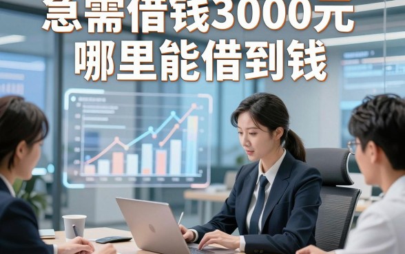 急需借钱3000元哪里能借到钱，这5个急需贷款3000元秒批的口子稳妥实用
