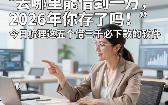 去哪里能借到一万2026年你存了吗！今日梳理这五个借三千必下款的软件