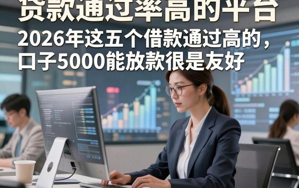 贷款通过率高的平台，2026年这五个借款通过高的口子5000能放款很是友好