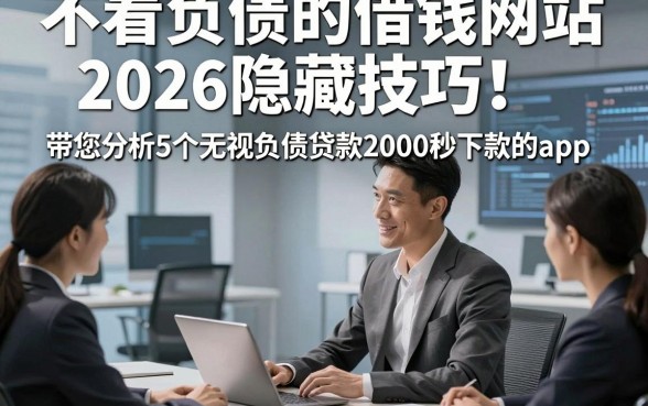 不看负债的借钱网站2026隐藏技巧！带您分析5个无视负债贷款2000秒下款的app