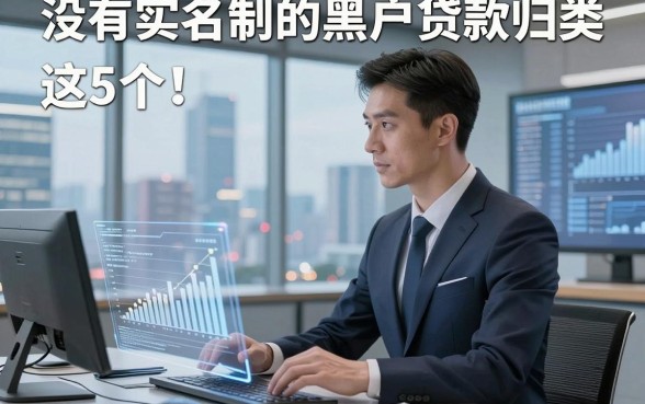 没有实名制的黑户贷款归类​这5个！本文为您精心挑选！