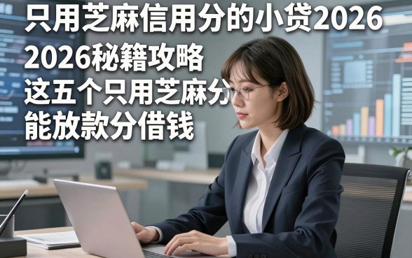 只用芝麻信用分的小贷2026，2026秘籍攻略这五个只用芝麻分借钱能放款的app