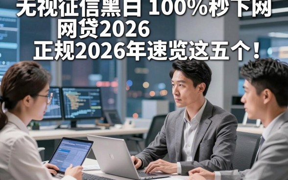 无视征信黑白100%秒下网贷2026正规2026年速览这五个！本文为您精心珍藏！
