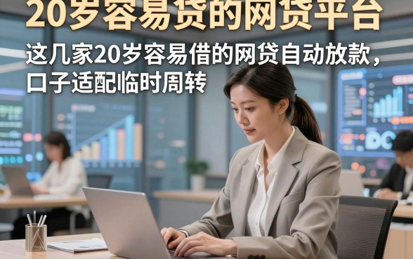 20岁容易贷的网贷平台，这几家20岁容易借的网贷自动放款口子适配临时周转