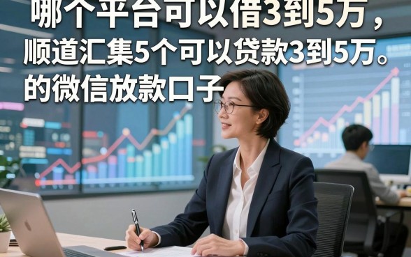 哪个平台可以借3到5万，顺道汇集5个可以贷款3到5万的微信放款口子