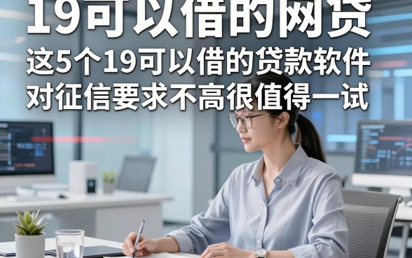19可以借的网贷，这5个19可以借的贷款软件对征信要求不高很值得一试