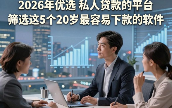 2026年优选​私人贷款的平台，筛选这5个20岁最容易下款的软件
