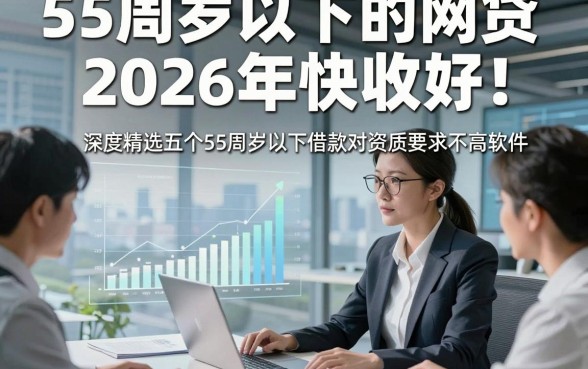 55周岁以下的网贷2026年快收好！深度精选五个55周岁以下借款对资质要求不高软件