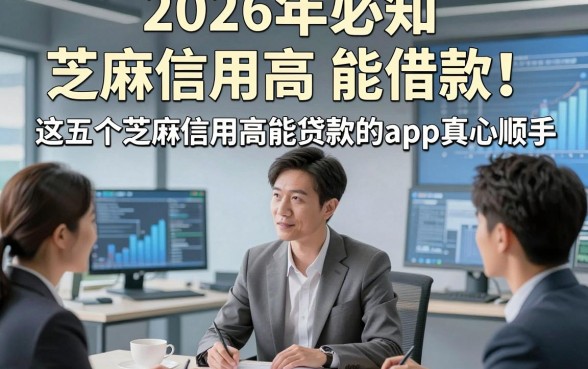 2026年必知​芝麻信用高 能借款！这五个芝麻信用高能贷款的app真心顺手
