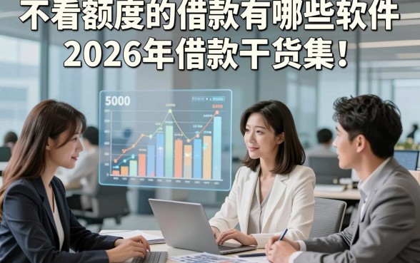 不看额度的借款有哪些软件2026年借款干货集！深度阐释五个对额度要求不高借钱5000必下款的软件