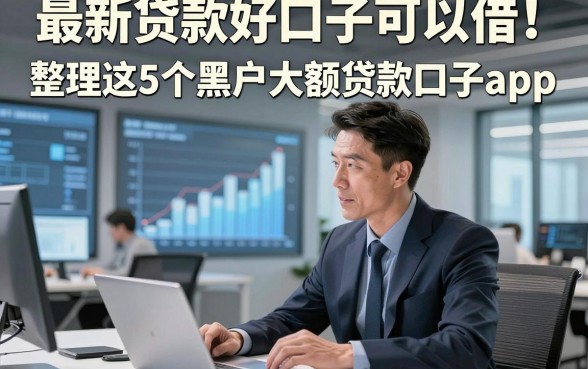 最新贷款好口子可以借！整理这5个黑户大额贷款口子app
