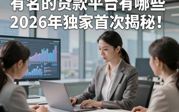 有名的贷款平台有哪些2026年独家首次揭秘!本文为您深入分说!