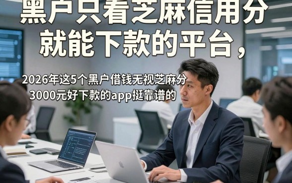 黑户只看芝麻信用分就能下款的平台，2026年这5个黑户借钱无视芝麻分3000元好下款的app挺靠谱的
