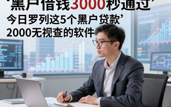 黑户借钱3000秒通过，今日罗列这5个黑户贷款2000无视查的软件