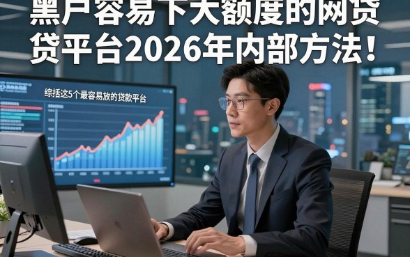 黑户容易下大额度的网贷平台2026年内部方法！综括这5个最容易放的贷款平台