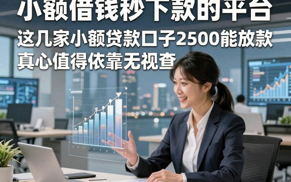 小额借钱秒下款的平台，这几家小额贷款无视查口子2500能放款真心值得依靠