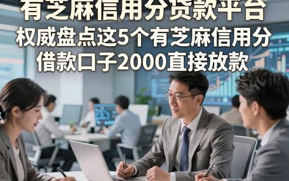 有芝麻信用分贷款平台，权威盘点这5个有芝麻信用分借款口子2000直接放款