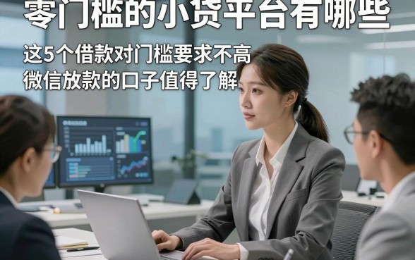零门槛的小贷平台有哪些，这5个借款对门槛要求不高微信放款的口子值得了解
