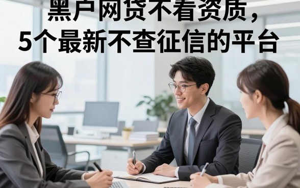 黑户网贷不看资质，专业阐述5个最新不查征信的平台