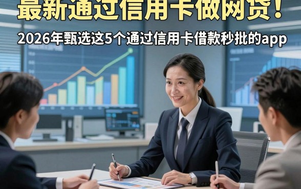 最新通过信用卡做网贷！2026年甄选这5个通过信用卡借款秒批的app