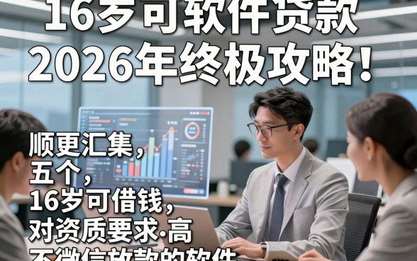 16岁可软件贷款2026年终极攻略！顺便汇集五个16岁可借钱对资质要求不高微信放款的软件