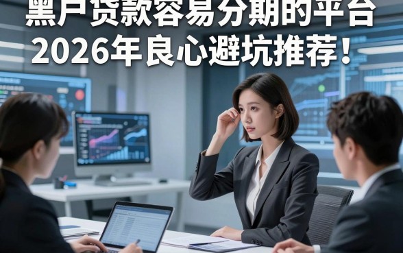 黑户贷款容易分期的平台2026年良心避坑推荐！深度叙述五个黑户借钱分期对征信要求不高口子