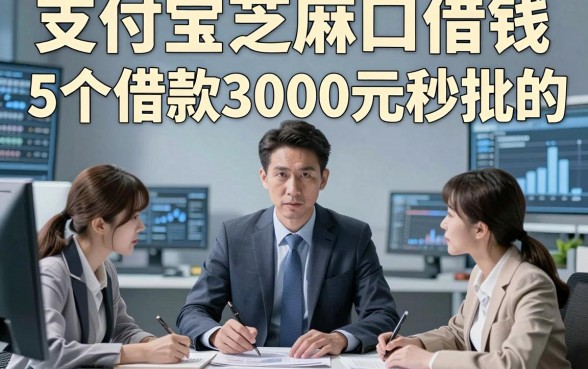 支付宝芝麻口借钱，深度揭露5个借款3000元秒批的app