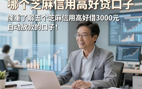 哪个芝麻信用高好贷口子，隆重了解五个芝麻信用高好借3000元自动放款的口子