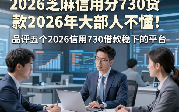 2026芝麻信用分730贷款2026年大部分人不懂！品评五个2026信用730借款稳下的平台