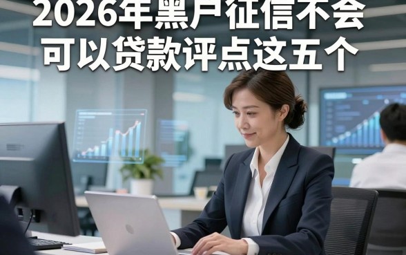 2026年黑户征信不会可以贷款评点这五个，本文为您精心讲述！