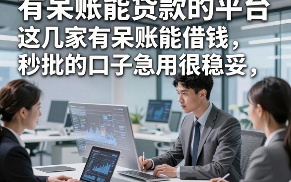 有呆账能贷款的平台，这几家有呆账能借钱秒批的口子急用很稳妥