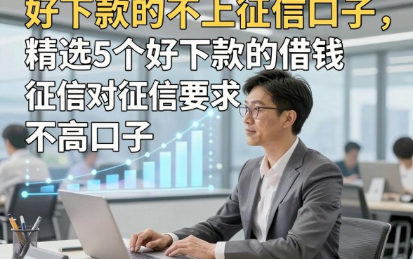 好下款的不上征信口子，精选5个好下款的借钱对征信要求不高口子