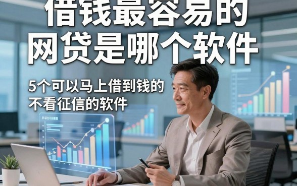 借钱最容易的网贷是哪个软件，为您诠释5个可以马上借到钱的不看征信的软件