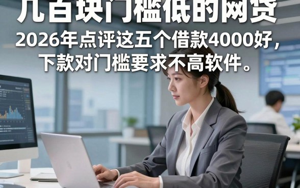 几百块门槛低的网贷，2026年点评这五个借款4000好下款对门槛要求不高软件