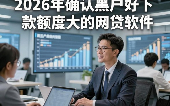 2026年确认黑户好下款额度大的网贷软件，这五个黑户借款额度大对征信要求不高软件到账速度很快