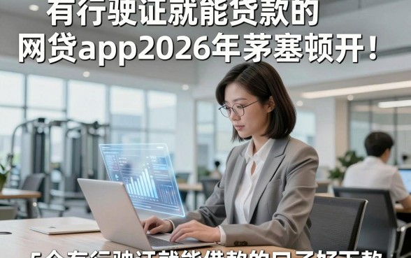 有行驶证就能贷款的网贷app2026年茅塞顿开!顺便筛选5个有行驶证就能借款的口子好下款