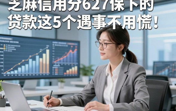 芝麻信用分627保下的贷款这5个遇事不用慌！本篇为您详细收集！